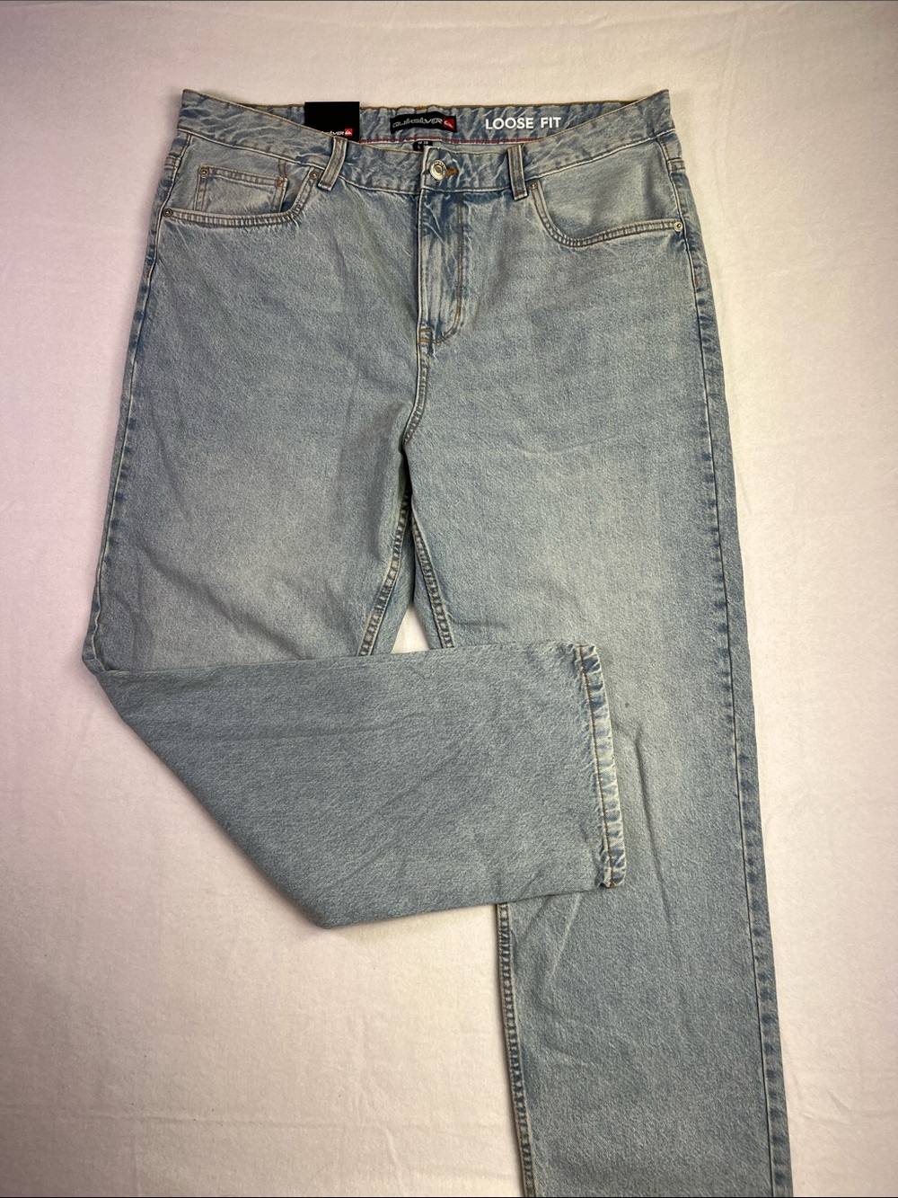 Quiksilver Light Blue Loose-Fit Denim Jeans
